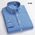 New Arrival Men's Oxford Wash and Wear Plaid Shirts 100% Cotton Casual Shirts High Quality Fashion Design Men's Dress Shirts - ACHETE LTD