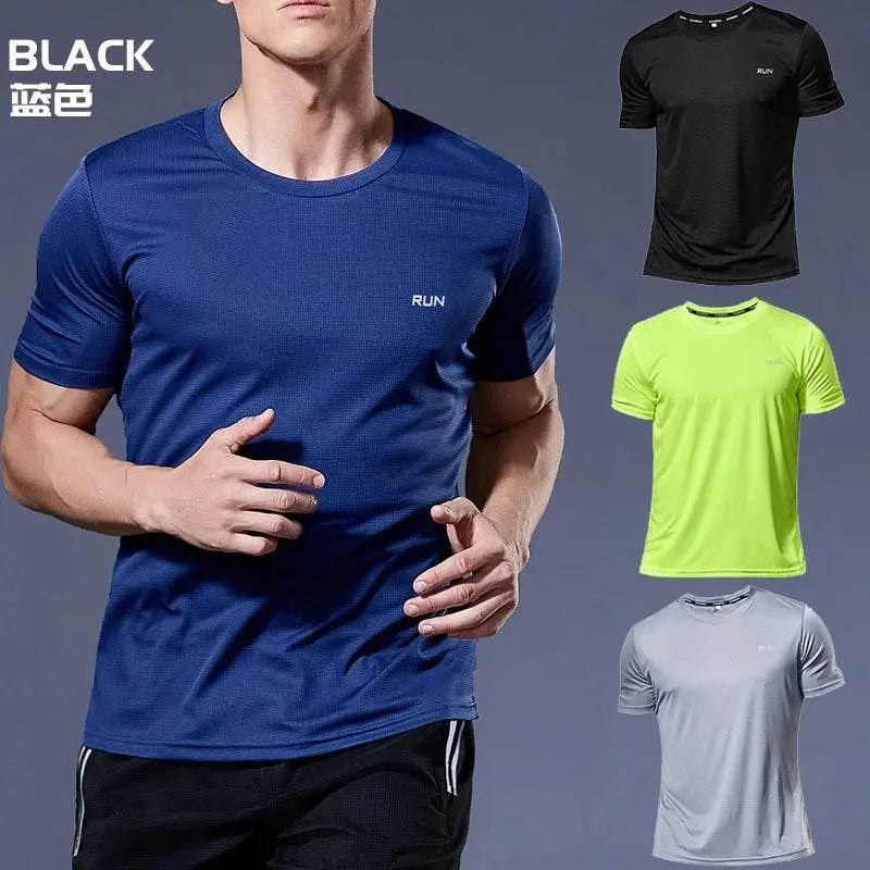 Running Shirts Soccer Shirts Men's Jersey Sportswear Men's Running T-Shirts Quick Dry Compression Sport T-Shirts Fitness Gym - ACHETE LTD