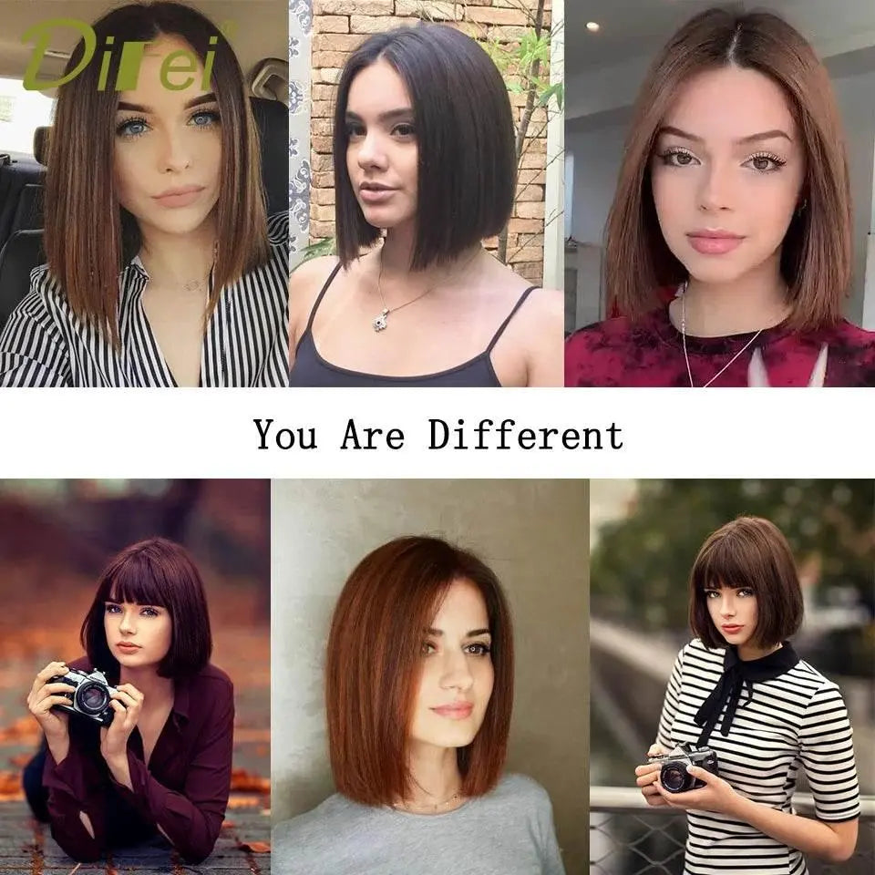 DIFEI Synthetic Natural Hair Pads Invisible Seamless Hair Extension Clip In Hair Extension Lining of Hair Top Side Cover Hair - ACHETE LTD