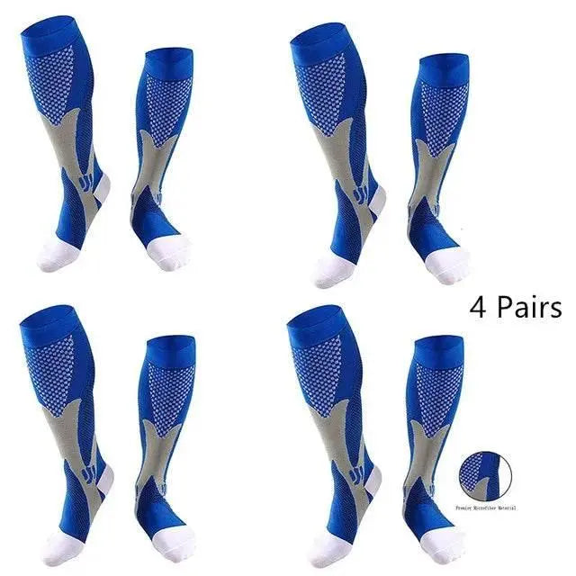 Men's Sports Compression Socks Varicose Veins Cycling Socks Nursing Running Compression Socks Nurse Outdoor Natural Hiking - ACHETE LTD