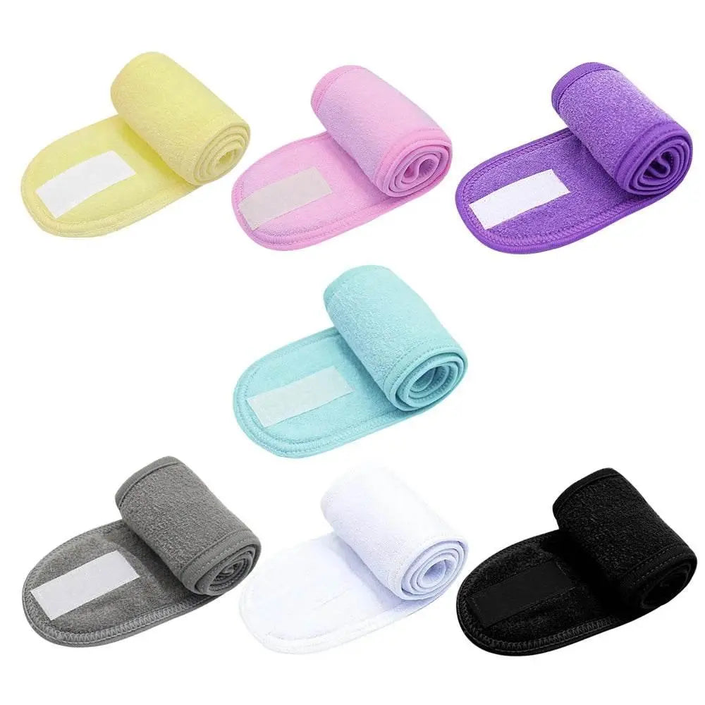 Towel Head Band Yoga Sports Adjustable Non Slip Women Wide Hairband Salon SPA Wash Face Head Wrap For Ladies Make Up Accessories - ACHETE LTD