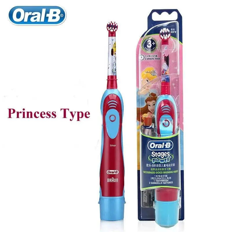 Oral B Electric Toothbrush for Kid Soft Brush Rotation Clean Teeth Brush For Kid Gentle Clean Teeth Waterproof Kid Tooth Brush - ACHETE LTD