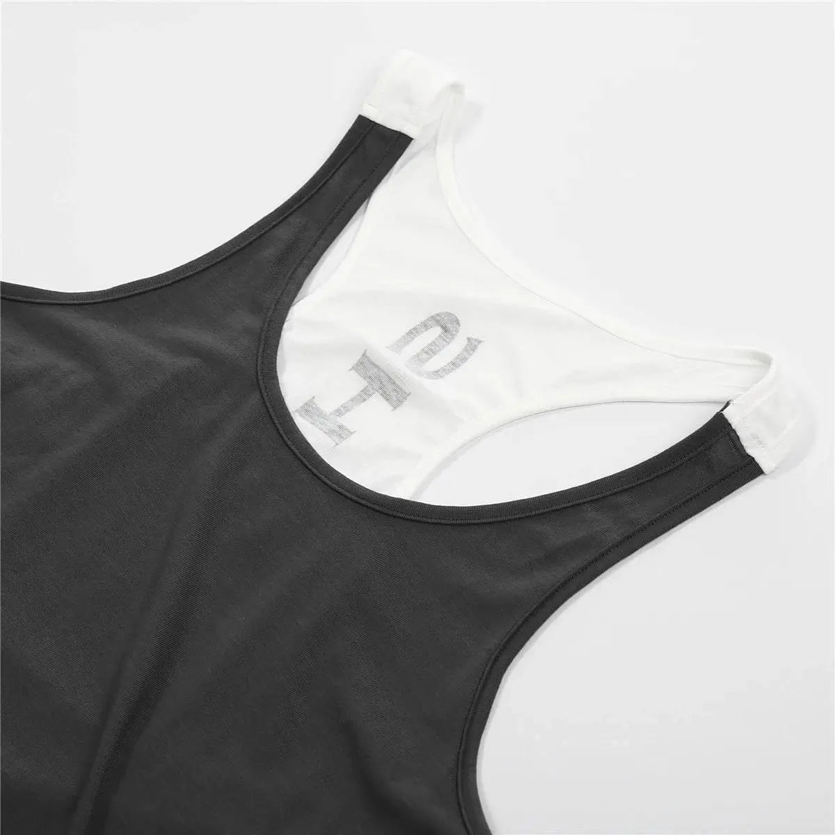 Hot Bodybuilding Fitness Singlets Muscle Vest For Men Tee Basketball Jersey Solid Gym Men Stringer Loose Tank Tops - ACHETE LTD