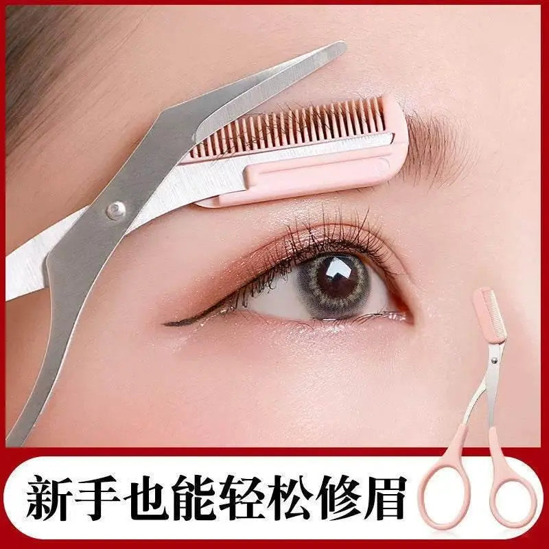 Eyebrow Scissors Tool Suit Eye-Brow Knife Men for Women Only Clipper Eyebrow Trimmer Makeup Gadget - ACHETE LTD