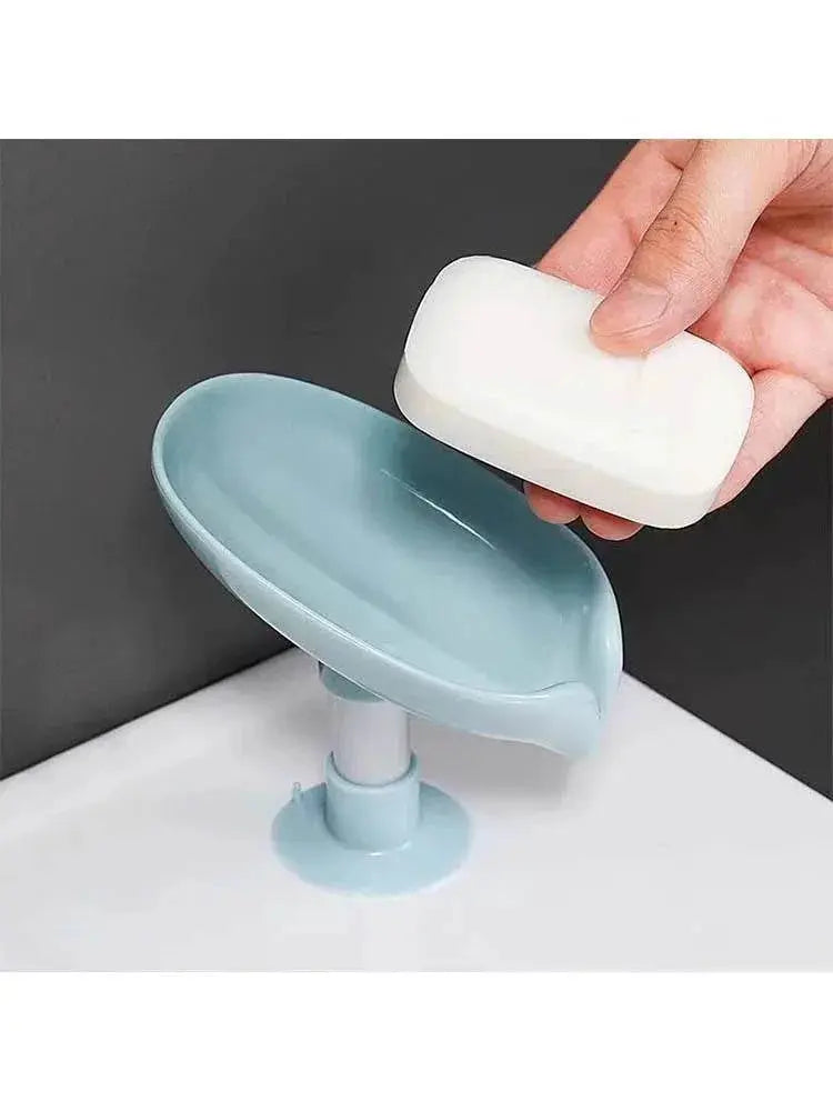 Thickened Soap Box Extra Thick Suction Cup Soap Dish Strong Suction Cup Sink Punch Free Soap Box Soap Dish Fabulous Draining Gadget - ACHETE LTD