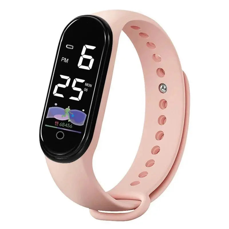 New men's and women's watches, LED digital watches, fashionable, casual, simple touch screen electronic watches - ACHETE LTD