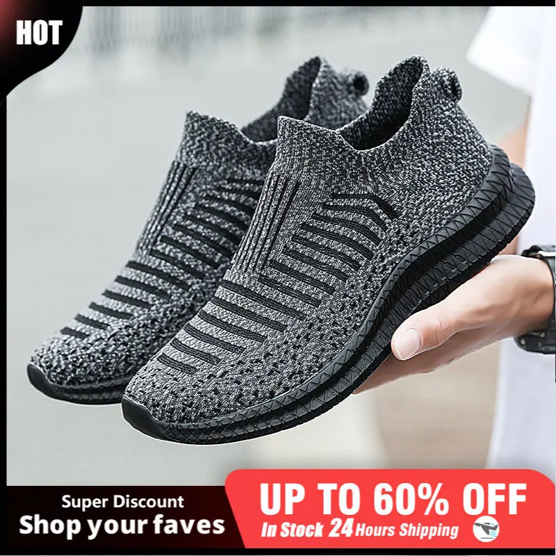 Lightweight Slip-On Sneakers for Men - Breathable & Durable Loafers for Active Fashion