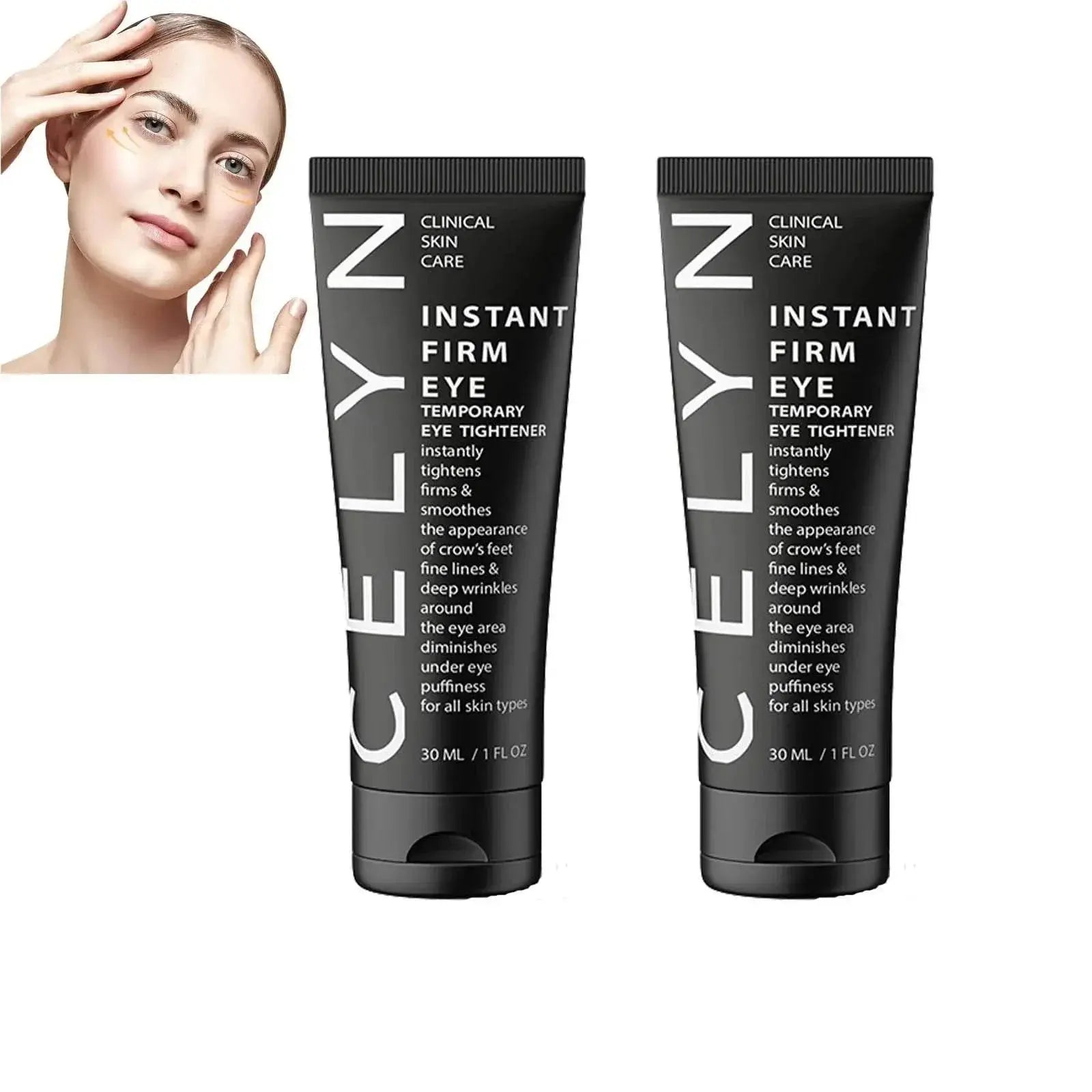 Instant Firm Eye Tightener, Eye cream, eye firming agent, eye lifting, firming, removing eye bags, wrinkle removal, and eye care - ACHETE LTD