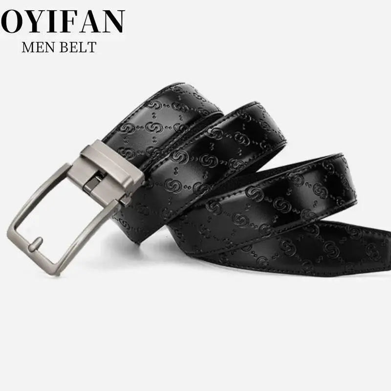 OYIFAN Brand Luxury Men's Belt Click Buckle Ratchet Belt Men Business Casual Automatic Belt Men Fashion Designer Belt - ACHETE LTD