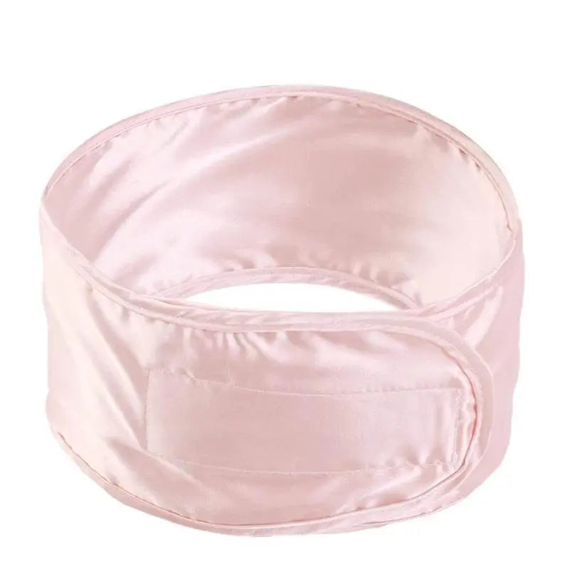 New Women Soft Silky satin headband Adjustable Sports Hairband Yoga Spa Bath Shower Wash Face Make Up Cosmetic Wide Head Band - ACHETE LTD