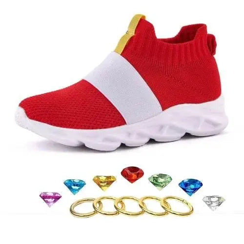 Sonic Shoes For Boys Kids Sonic Zapatillas Sonic Red Sonic Shoes For Kids Boys Girls Cartoon Anime Sonic Games Shoes - ACHETE LTD