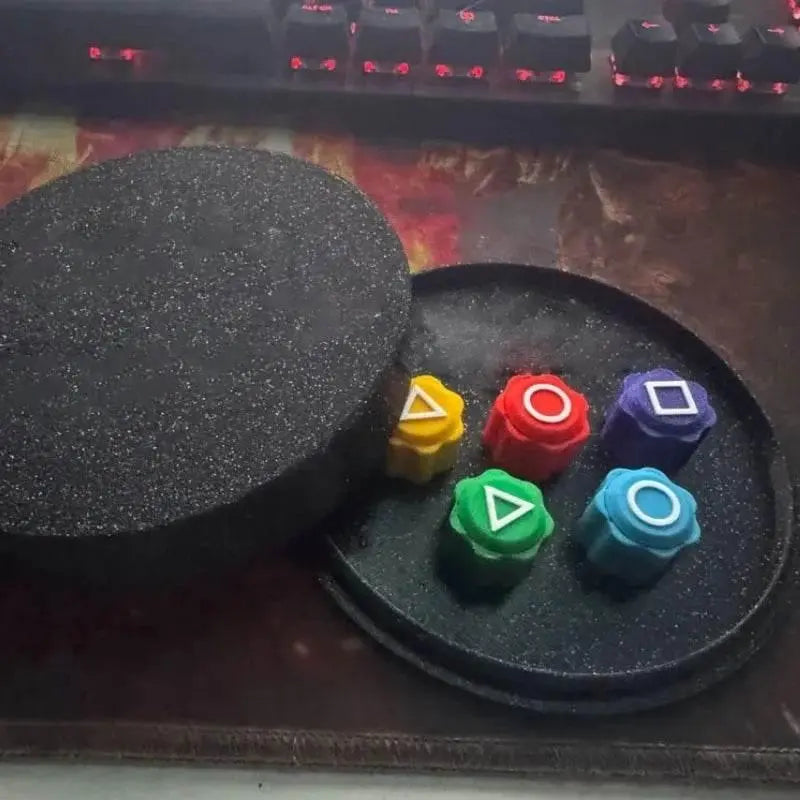 Gonggi Jack Stone Pebbles Set Finger Exercise Colorful Stones Catching Board Game Stress Relief Korea Traditional Play Games - ACHETE LTD
