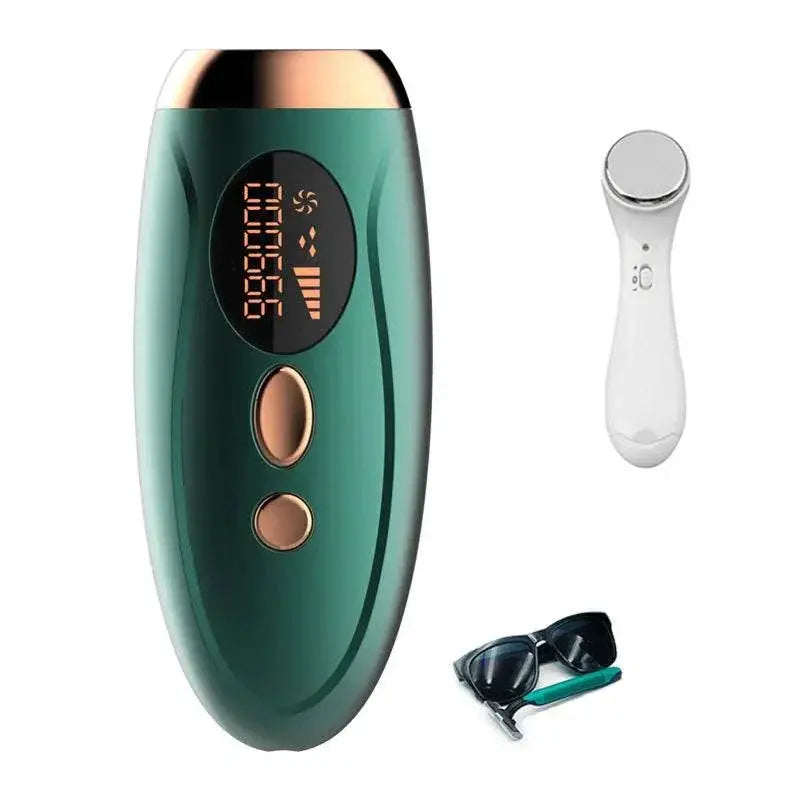 Laser Epilator 999900 Flashes Bikini Trimmer Permanent LED Facial IPL Hair Remover for ladies Men Drop shipping - ACHETE LTD