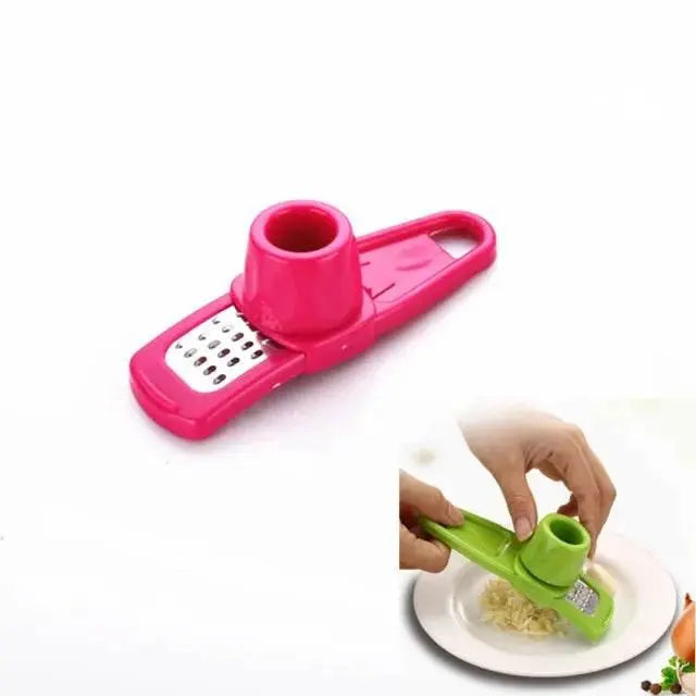 Kitchen Garlic Press Manual Garlic Masher Stainless Steel Garlic Press Chopping Garlic Tool Vegetable Home Gadget Accessories - ACHETE LTD