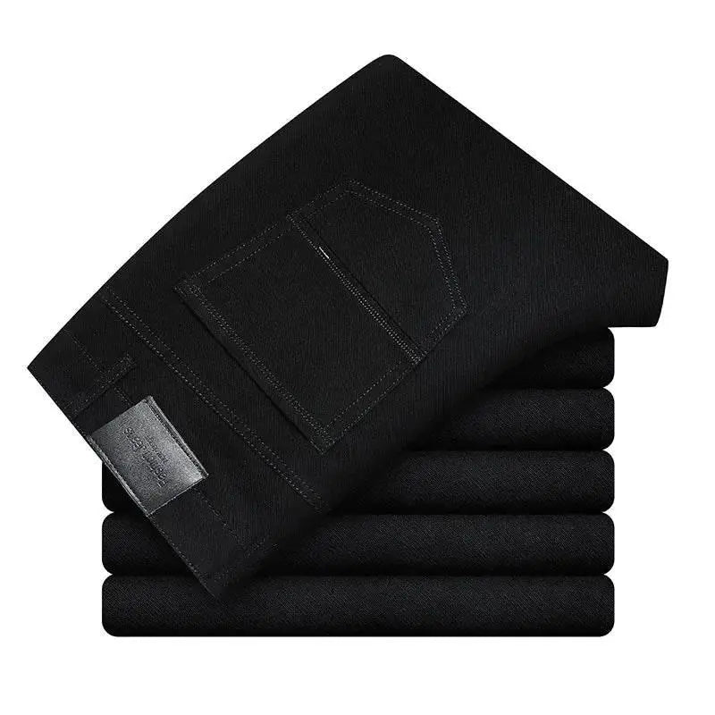 2024 Straight-leg Jeans Classic Style Men's Business Casual Jean Luxury High Quality Stretch Jeans - ACHETE LTD