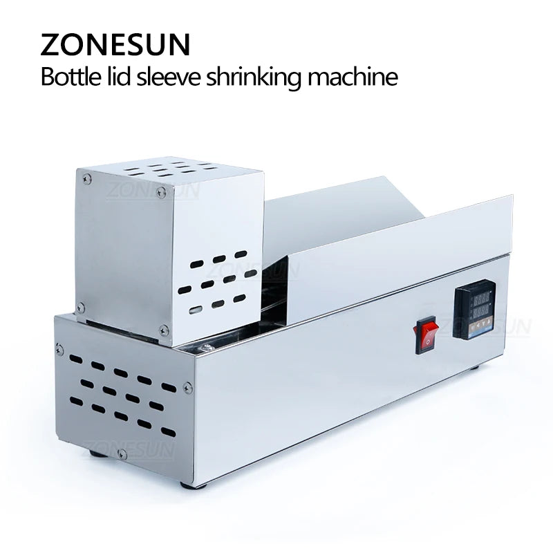 ZONESUN Wine Bottle Cap Wrap Heat Shrinking Machine PVC Capsule Heat Shrinker Thermostatic Digital Control PP POF Shrink Film