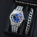 2pcs/ Set, Men's Watches, Mens Fashion Quartz Watch set - ACHETE LTD