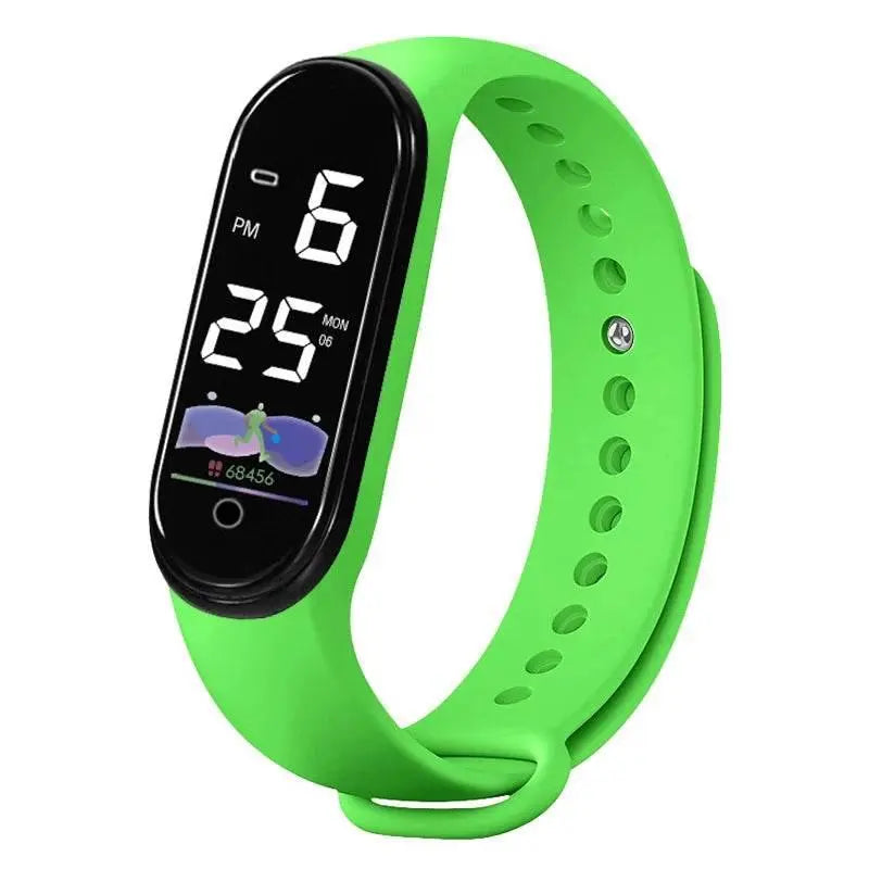 New men's and women's watches, LED digital watches, fashionable, casual, simple touch screen electronic watches - ACHETE LTD