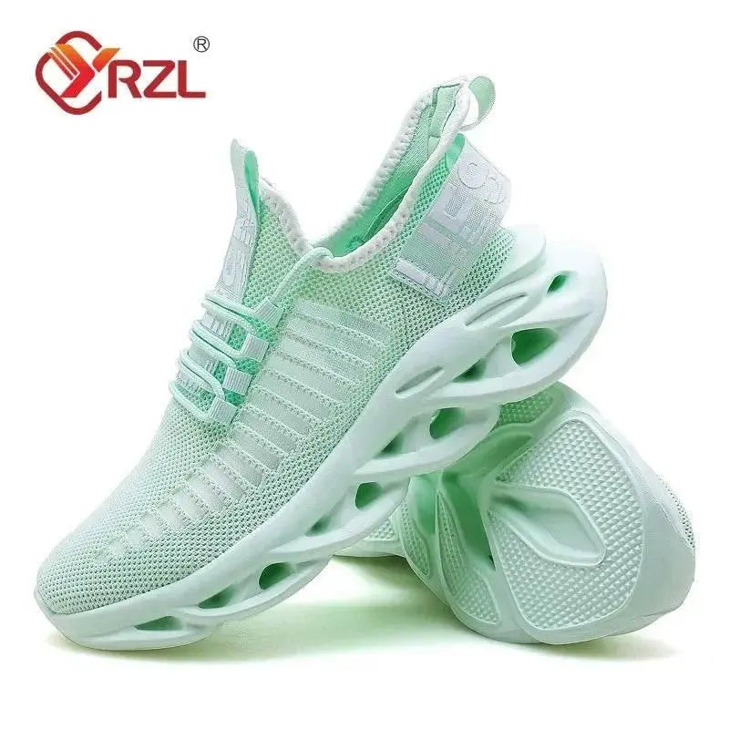 YRZL Men Shoes Comfortable Sneakers Women Breathable Couple Running Shoes Mesh Tenis Sport Shoes Size 36-46 Walking Sneakers Men - ACHETE LTD