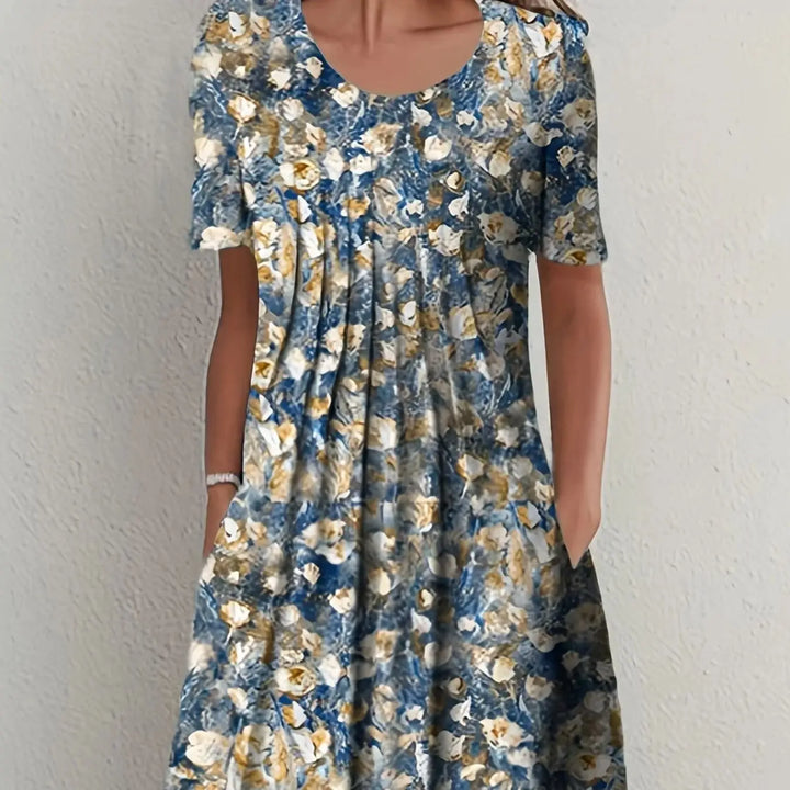 2024 Women's Elegant Printed Dress - Spring/Summer Collection