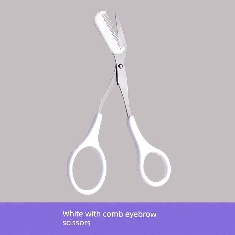 Eyebrow Scissors Tool Suit Eye-Brow Knife Men for Women Only Clipper Eyebrow Trimmer Makeup Gadget - ACHETE LTD