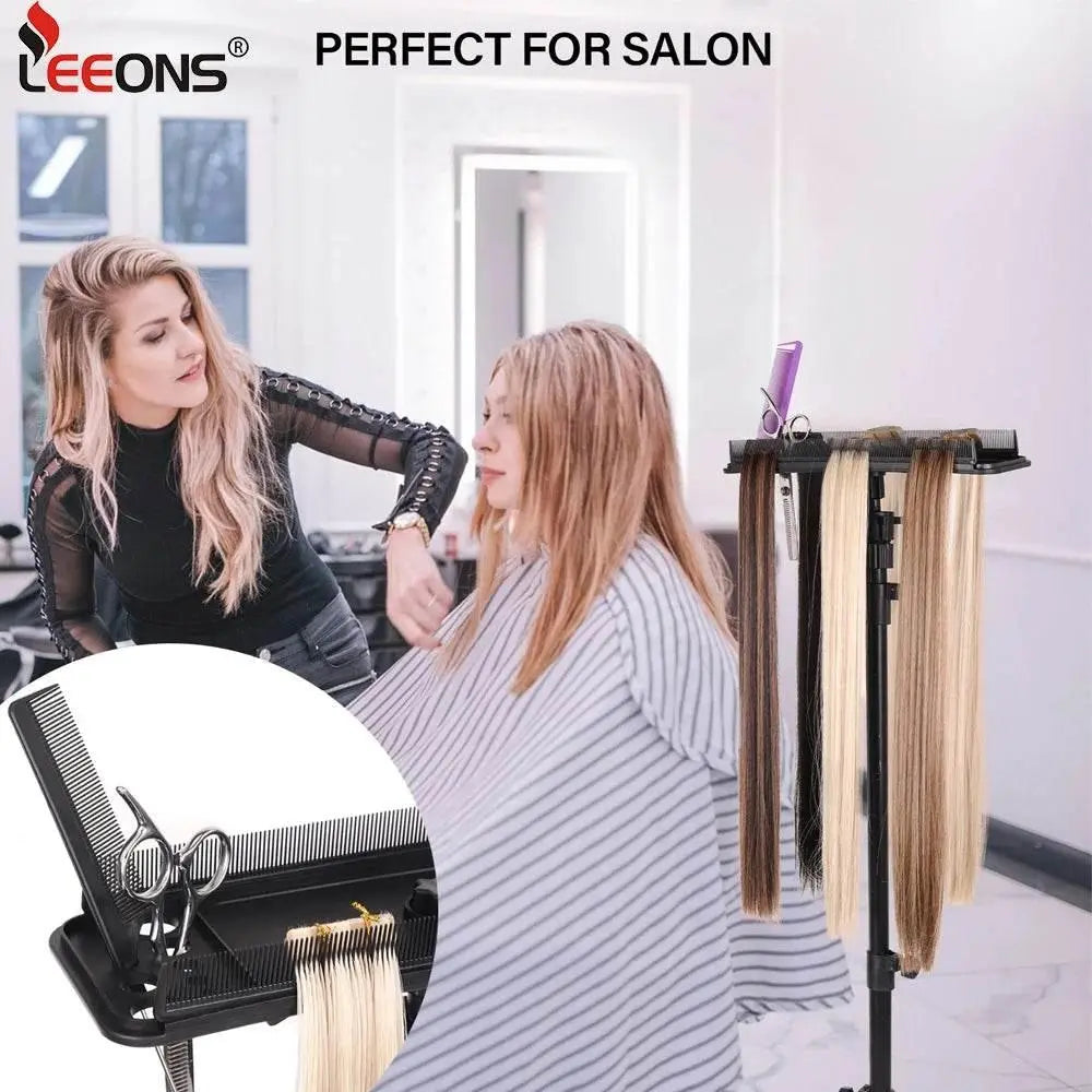 Hair Extension Holder Stand Wig Hair Tray Braiding Hair Rack Stand Hair Extension Tool Salon Extension Hair Tray For Hair Weft - ACHETE LTD