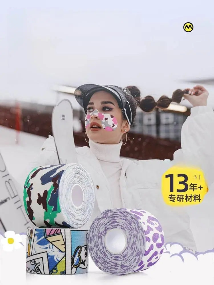 Ski Anti-Freeze Face Pasters Winter Outdoors Sunscreen Face Care Face Pasters Veneer Double Board Muscle Paste Sports Bandage Fitness Tape - ACHETE LTD