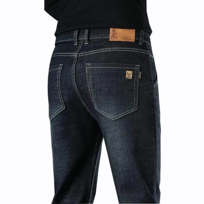 Men's Classic Jeans Jean Homme Pantalones Hombre Men Spijkerbroek Mannen Soft Black Biker Masculino Denim Overalls Men's Pants - ACHETE LTD