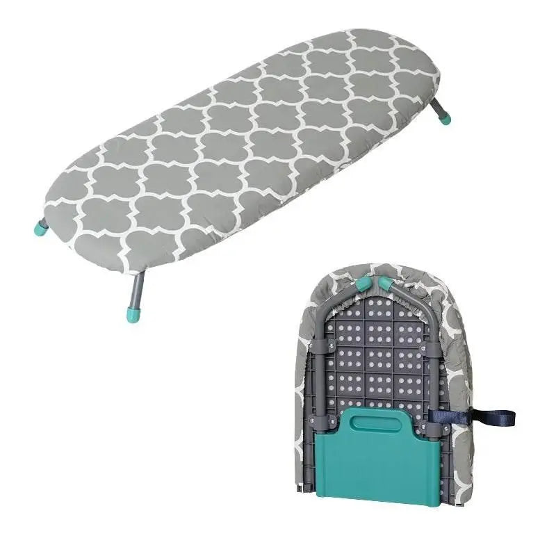 Mini Ironing Board Folding Table Foldable Ironing Board Multifunctional Ironing Board Stand for Home and Travel Use 81.5x31x12cm - ACHETE LTD