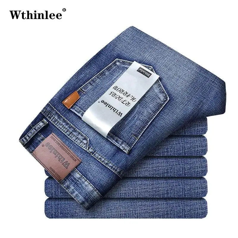 Men's Classic Jeans Jean Homme Pantalones Hombre Men Spijkerbroek Mannen Soft Black Biker Masculino Denim Overalls Men's Pants - ACHETE LTD
