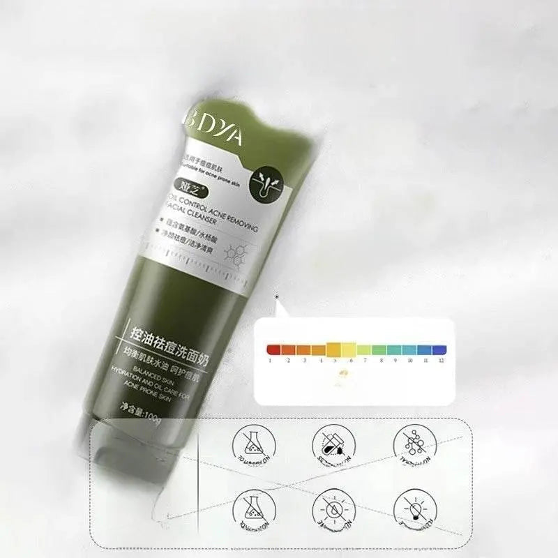 Youth Facial Cleanser Oil Control Acne Marks Blackhead Skin Care Male Adolescence Student Only Amino Acid Cleansing Cleansing - ACHETE LTD
