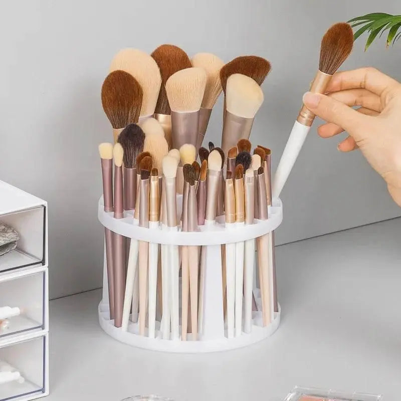 Lattices Cosmetic Make-up Brush Storage Box Multifunction Large-Capacity Table Organizer Make Up Tools Pen Storage Holder - ACHETE LTD