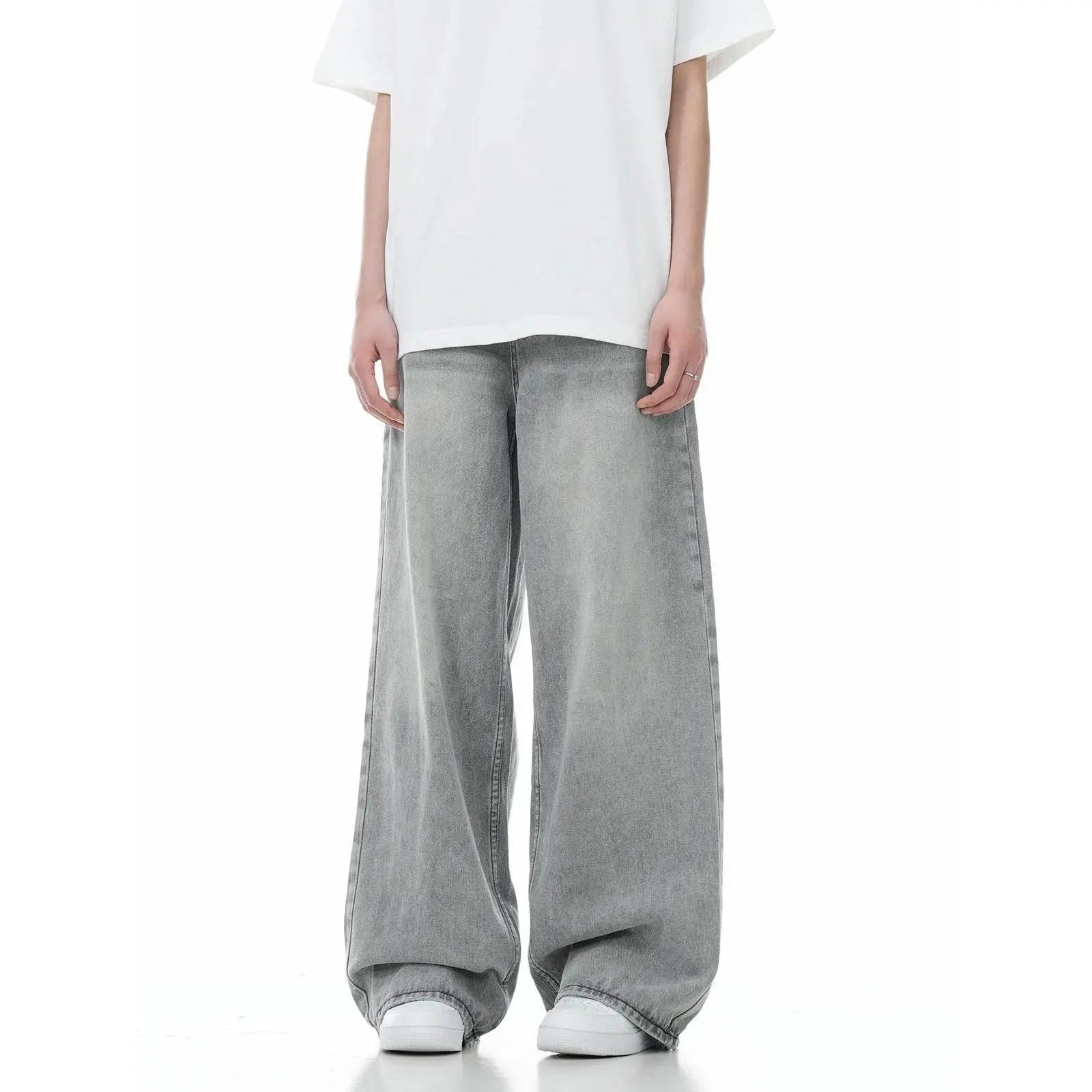 Men's Y2K Jeans Vintage Baggy Jean Pants Grunge Aesthetic Skater Pants Streetwear Relaxed Fit Jeans Trousers - ACHETE LTD
