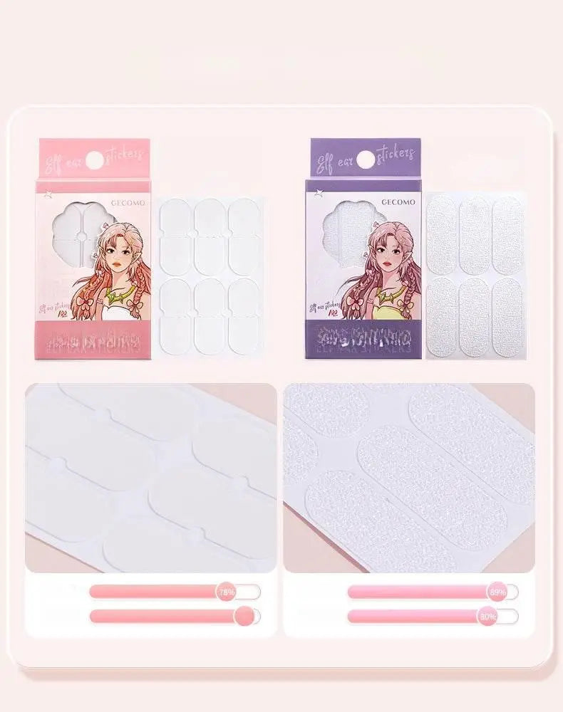 Genie Ear Patch Change Wind Ear Stand Ear Silicone Magic Tape Correction Ear Show Face Small Nature Face Long-Lasting Beauty - ACHETE LTD