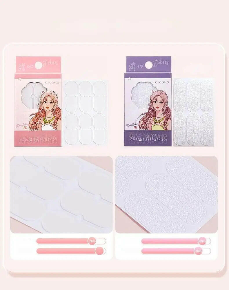Genie Ear Patch Change Wind Ear Stand Ear Silicone Magic Tape Correction Ear Show Face Small Nature Face Long-Lasting Beauty - ACHETE LTD