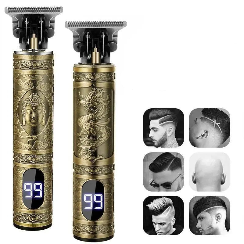 T9 Hair Clippers for Men Vintage Hair Cutting Machine Beard Trimmer Kits Body Hair Shaving Barber Beard Trimmer Electric Shaver - ACHETE LTD