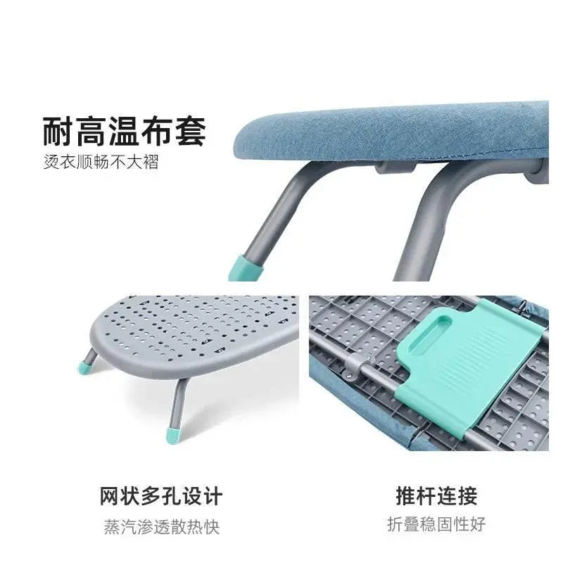 Mini Ironing Board Folding Table Foldable Ironing Board Multifunctional Ironing Board Stand for Home and Travel Use 81.5x31x12cm - ACHETE LTD