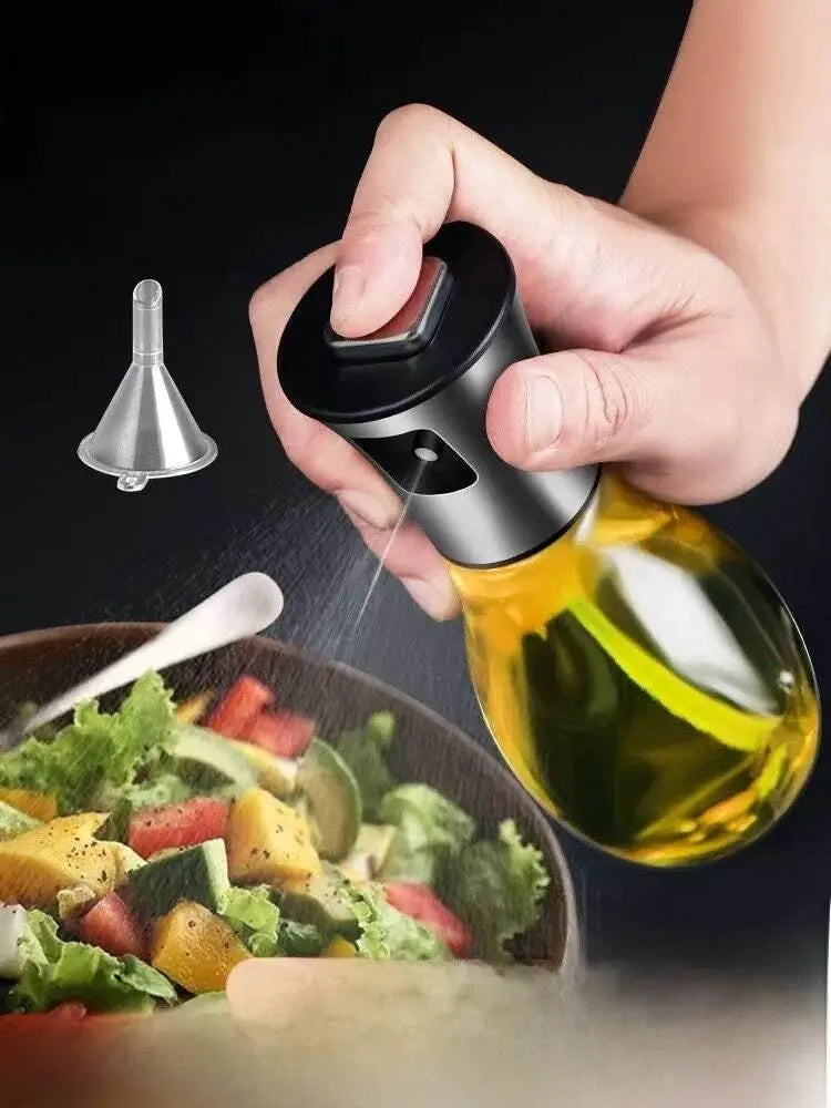 German Oil Dispenser Spray Glass Oil Sprinkling Can Olive Oil Kitchen Cooking Oil Spray-like Barbecue Oil Bottle Food - ACHETE LTD