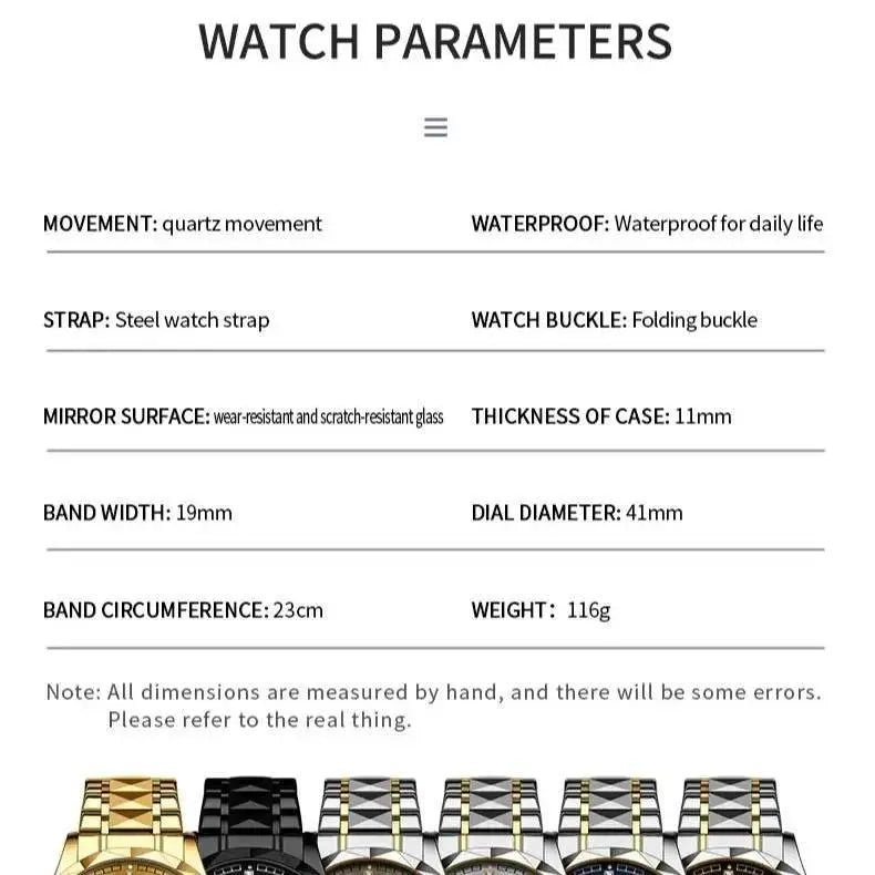 OPK 8151 Golden Stainless Steel Couple Watches - ACHETE LTD