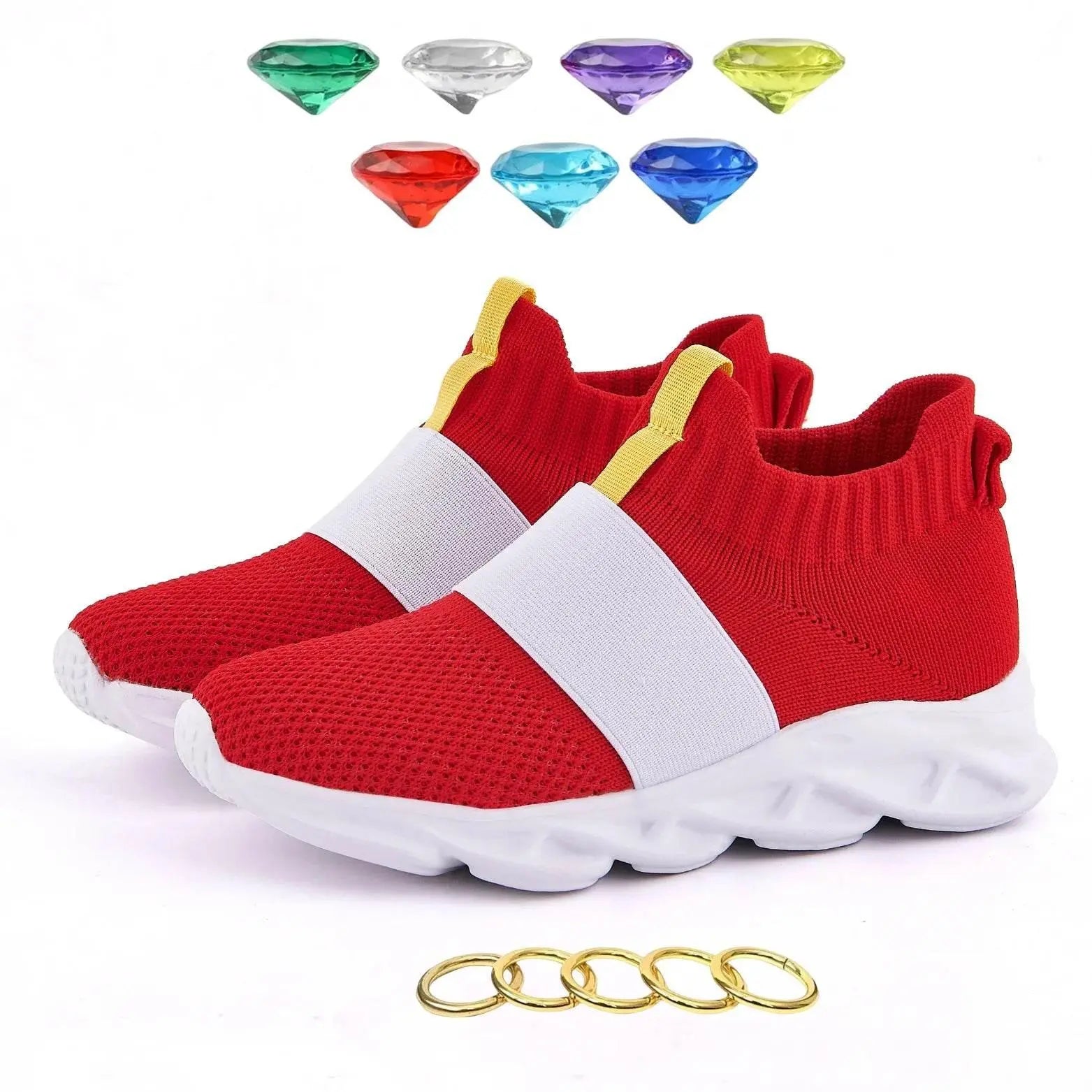 Sonic Shoes For Boys Kids Sonic Zapatillas Sonic Red Sonic Shoes For Kids Boys Girls Cartoon Anime Sonic Games Shoes - ACHETE LTD