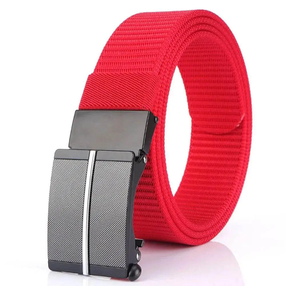 TUSHI New Men Nylon Automatic Buckle Belt Army Tactical Belt Men Military Canvas Belt Cummerbunds High Quality Shoulder Belt - ACHETE LTD