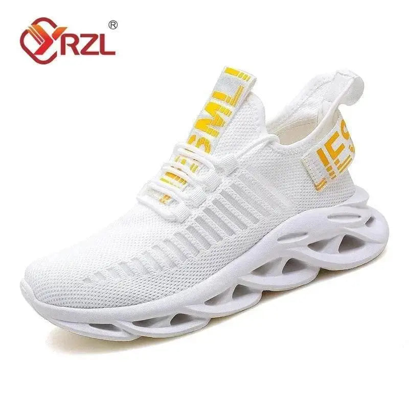 YRZL Men Shoes Comfortable Sneakers Women Breathable Couple Running Shoes Mesh Tenis Sport Shoes Size 36-46 Walking Sneakers Men - ACHETE LTD