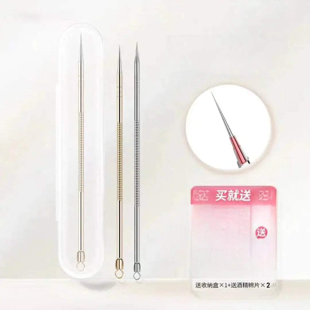 Pimple Pin Blackhead Removal Acne Needle Suit Pop Pimples Closed Mouth Handy Gadget Facial Beauty Tools Fat Particles - ACHETE LTD
