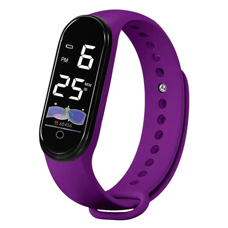 New men's and women's watches, LED digital watches, fashionable, casual, simple touch screen electronic watches - ACHETE LTD