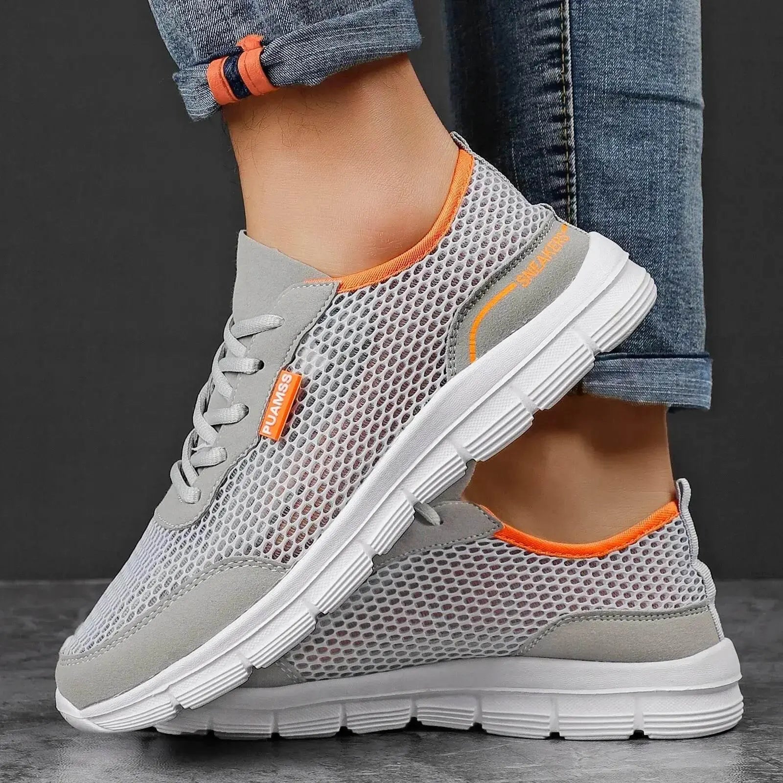 Men Sneakers Summer Mesh Running Shoes Lightweight and Breathable Sneakers For Men - ACHETE LTD