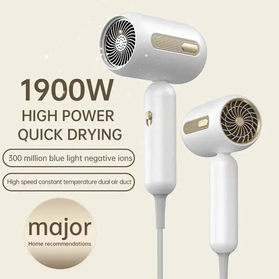 Electric Hair Dryers Professional Blow Dryer Negative Ionic Blow Hair Dryer For Home Appliance With Salon Style Small Size - ACHETE LTD
