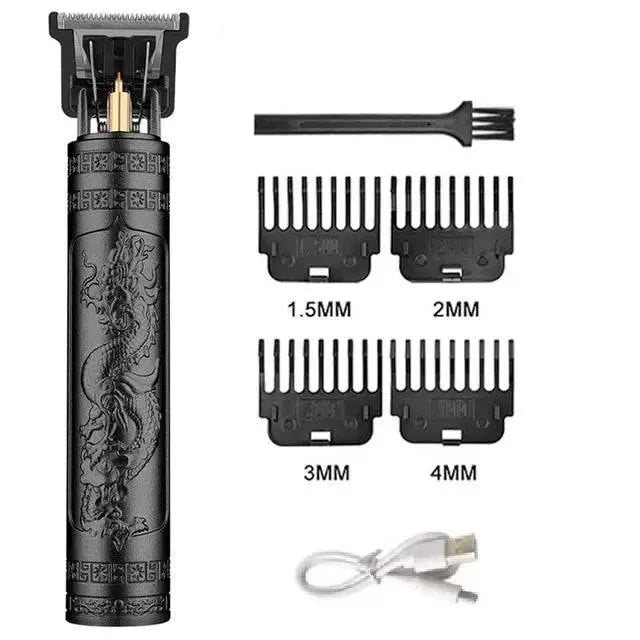 T9 Hair Clippers for Men Vintage Hair Cutting Machine Beard Trimmer Kits Body Hair Shaving Barber Beard Trimmer Electric Shaver - ACHETE LTD
