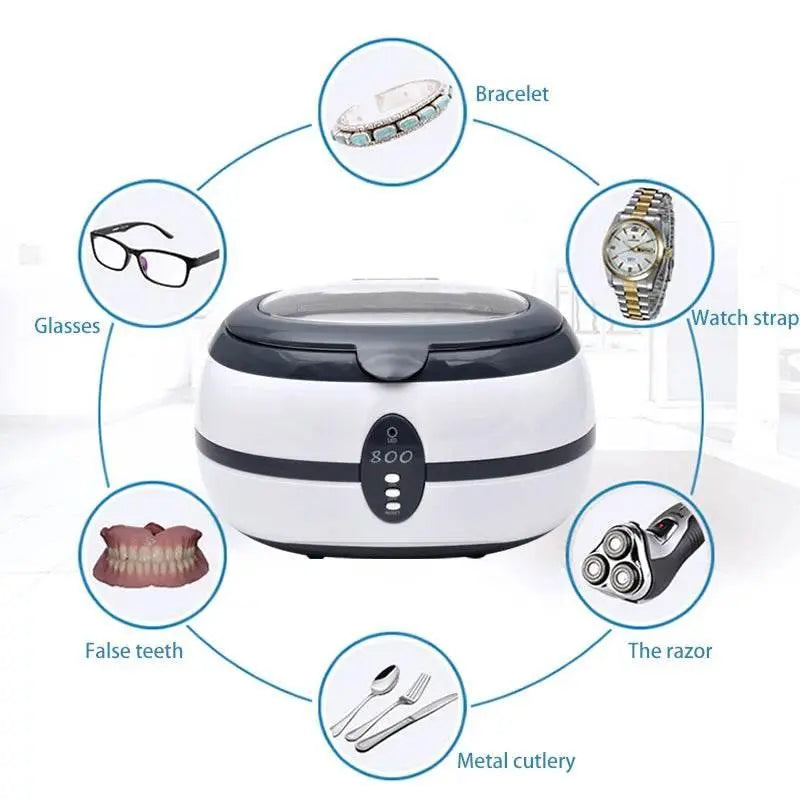 Ultrasonic Cleaner Ultra Sonic Bath Cleaner Circuit Board Jewelry Watch Glasses Razor Dental Ultrasound Cleaning Machine Cleaner - ACHETE LTD