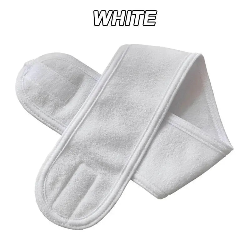 Adjustable Head Band Wide Hairband Yoga Spa Bath Shower Makeup Wash Face Cosmetic Headband for Women Ladies Make Up Accessories - ACHETE LTD