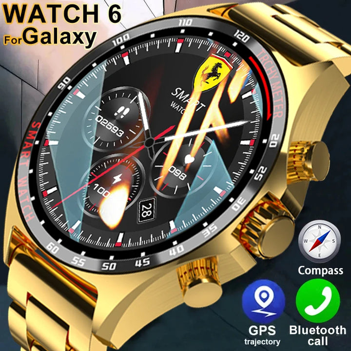 2024 GPS Smart Watch for Men - Bluetooth Call, Health Monitoring, IP68 Waterproof - Outdoor Sports, Compass